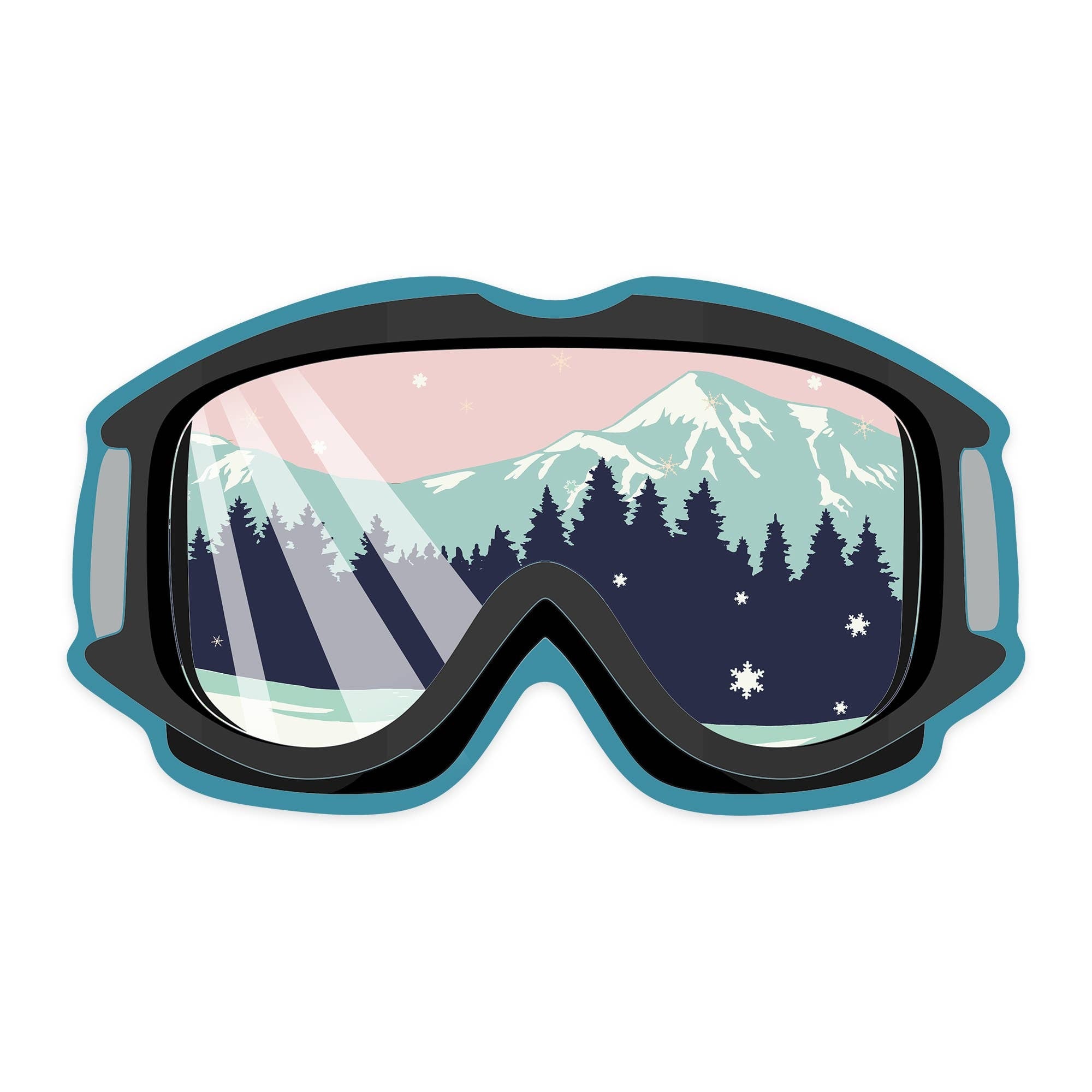 Ski Goggles  Sticker – Roaming Heart